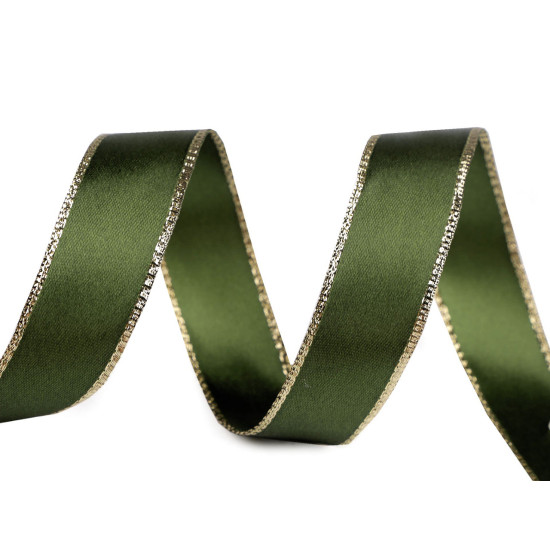 Panglică cu lurex și sârmă pe margine 24 mm - Auriu (20 Metri) Panglică cu lurex și sârmă pe margine 24 mm - Auriu (20 Metri)