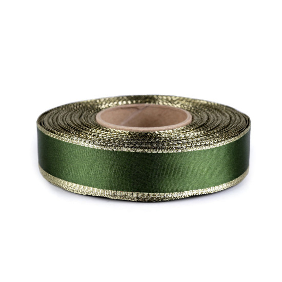 Panglică cu lurex și sârmă pe margine 24 mm - Auriu (20 Metri) Panglică cu lurex și sârmă pe margine 24 mm - Auriu (20 Metri)