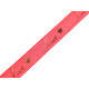 Panglica organza cu imprimeu metalic love, latime 25 mm - Alb (45 Metri) Panglica organza cu imprimeu metalic love, latime 25 mm - Alb (45 Metri)