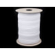 Elastic confecții, lățime 9 mm - Alb (300 Metri)