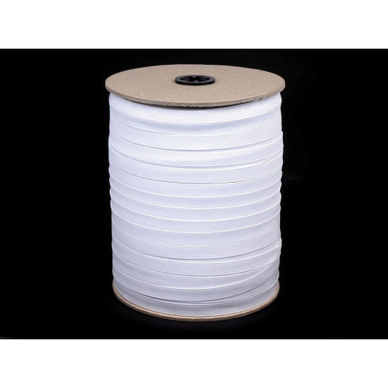 Elastic confecții, lățime 12 mm - Alb (300 Metri) Elastic confecții, lățime 12 mm - Alb (300 Metri)