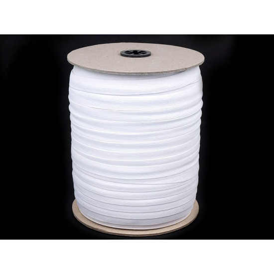 Elastic confecții,  lățime 14 mm - Alb (400 Metri)
