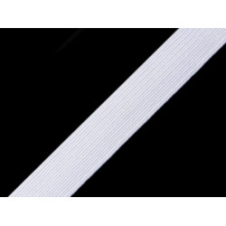 Elastic confecții,, lățime 14 mm - Alb (200 Metri)