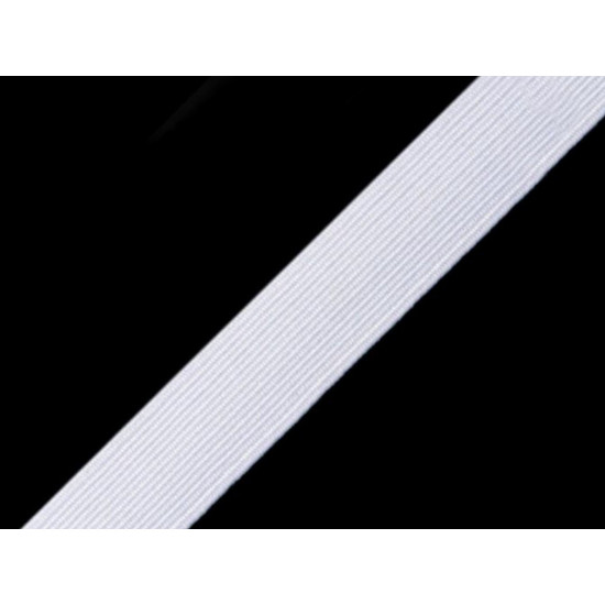 Elastic confecții,  lățime 14 mm - Alb (400 Metri)