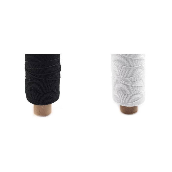 Garn elastisch ø1 mm 30m - Weiß (1 Stück) Garn elastisch ø1 mm 30m - Weiß (1 Stück)