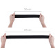 Elastic lat țesut, lățime 40 mm - Negru (25 Metri)