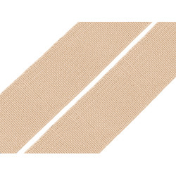 Elastic lat țesut, diverse culori, lățime 20 mm - Bej (25 Metri)
