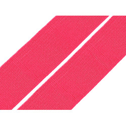 Elastic lat țesut, diverse culori, lățime 20 mm - Roz neon (25 Metri)