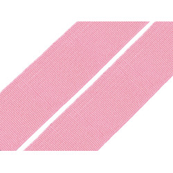 Elastic lat țesut, diverse culori, lățime 20 mm - Roz pudrat (25 Metri)