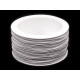 Gummikordel ø1,2mm - Hell-grau (50 Meter) Gummikordel ø1,2mm - Hell-grau (50 Meter)