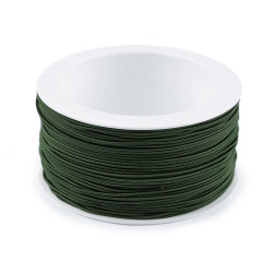 Elastic rotund, ø1,2 mm - Verde pădurar (200 Metri)