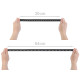 Elastic cu butoniere, lățime 15-17 mm - Alb (120 Metri) Elastic cu butoniere, lățime 15-17 mm - Alb (120 Metri)