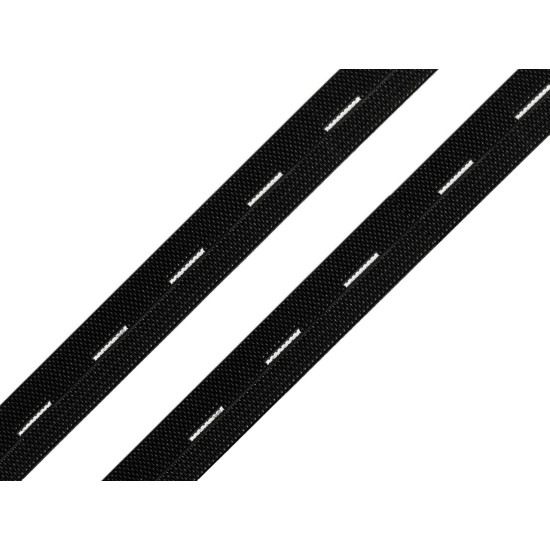 Elastic cu butoniere, lățime 15-17 mm - Alb (120 Metri) Elastic cu butoniere, lățime 15-17 mm - Alb (120 Metri)