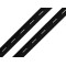 Elastic cu butoniere, lățime 15-17 mm - Negru (120 Metri)