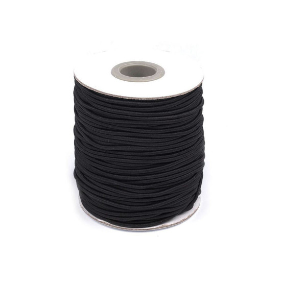 Elastic rotund, ø2 mm - Alb (300 Metri)
