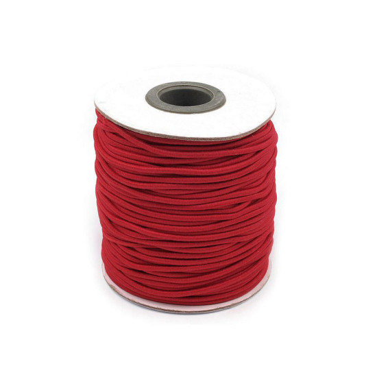 Elastic rotund, ø2 mm - Alb (300 Metri)