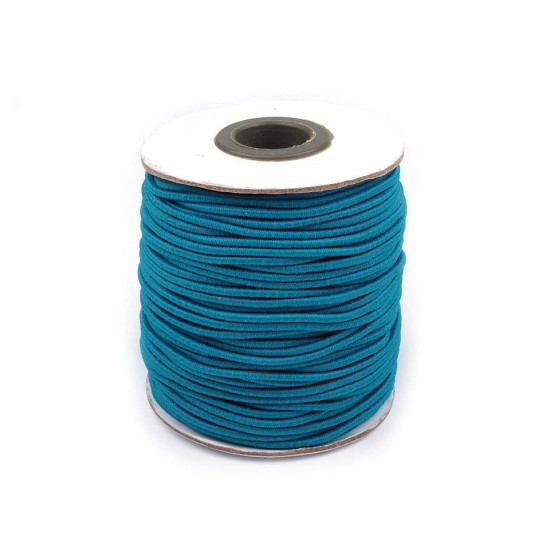Elastic rotund, ø2 mm - Alb (300 Metri)