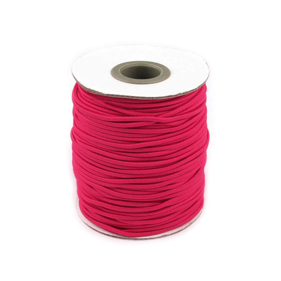 Elastic rotund, ø2 mm - Alb (300 Metri)