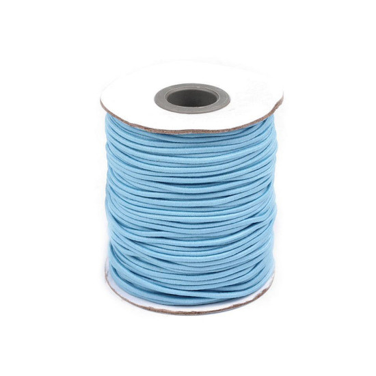 Elastic rotund, ø2 mm - Alb (300 Metri)