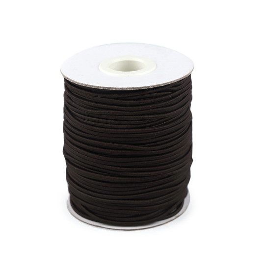 Elastic rotund, ø2 mm - Alb (300 Metri)