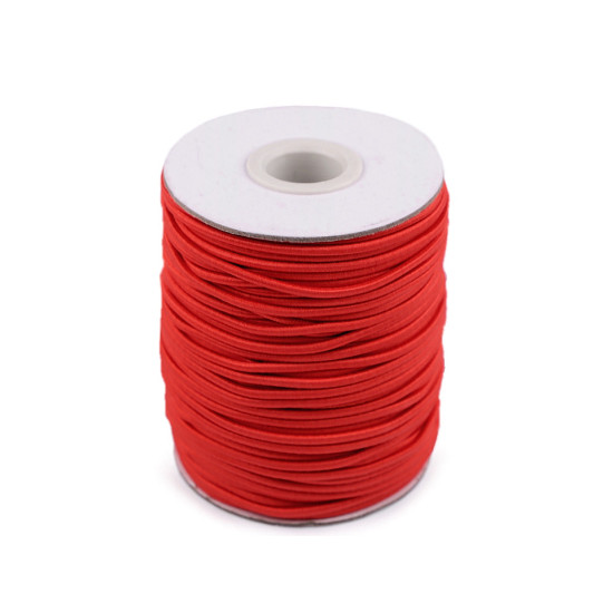 Elastic rotund, ø2 mm - Alb (300 Metri)