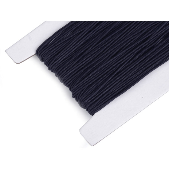 Elastic rotund, ø1 mm - Alb (25 Metri)