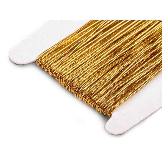 Elastic rotund, ø1 mm - Alb (25 Metri)