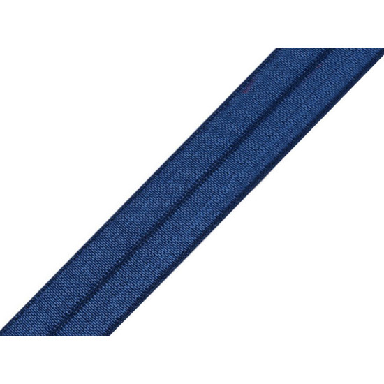 Elastic bias, lățime 18 mm - Albastru închis (25 Metri) Elastic bias, lățime 18 mm - Albastru închis (25 Metri)