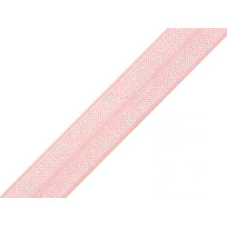 Elastic bias, lățime 20 mm - Roz deschis (1 Metru)
