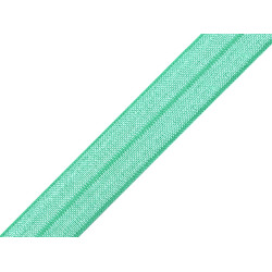 Elastic bias, lățime 20 mm - Verde mentă (100 Metri)