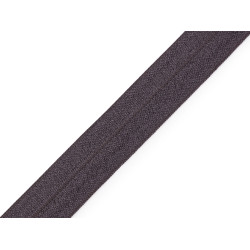 Elastic bias, lățime 20 mm - Gri închis (1 Metru)