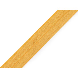 Elastic bias, lățime 20 mm - Galben muștar (1 Metru)