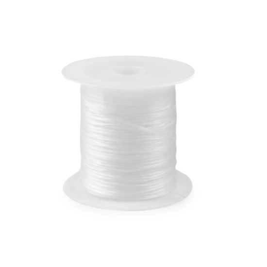 Fir elastic plat, 1 mm - Negru (1 Bucată) Fir elastic plat, 1 mm - Negru (1 Bucată)
