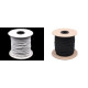 Elastic rotund, ø2 mm - Alb (300 Metri)