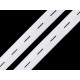 Elastic cu butoniere, lățime 20 mm - Alb (120 Metri) Elastic cu butoniere, lățime 20 mm - Alb (120 Metri)