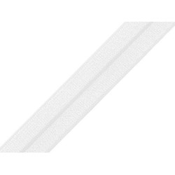 Elastic bias, lățime 16 mm - Alb (100 Metri)