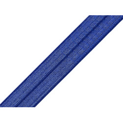 Elastic bias, lățime 16 mm - Albastru capri (100 Metri)