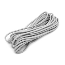 Elastic rotund, ø2 mm, 3 m/buc - Gri foarte deschis (1 Buchet)