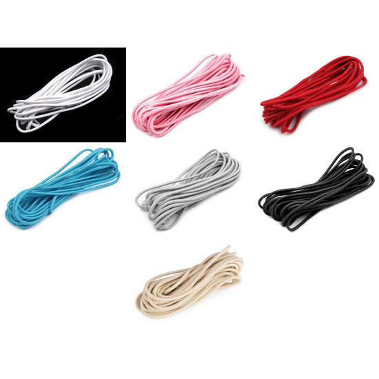 Elastic rotund, ø2 mm, 3 m/buc - Bej (1 Buchet) Elastic rotund, ø2 mm, 3 m/buc - Bej (1 Buchet)