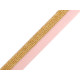 Elastic bias cu lurex, lățime 17 mm - Gri neutral (25 Metri) Elastic bias cu lurex, lățime 17 mm - Gri neutral (25 Metri)