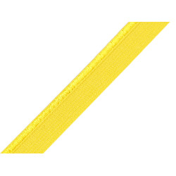 Elastic cu paspoal / elastic lenjerie, lățime 11 mm - Galben (25 Metri)