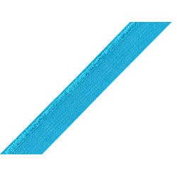 Elastic cu paspoal / elastic lenjerie, lățime 11 mm - Albastru azur (25 Metri)