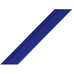 Elastic cu paspoal / elastic lenjerie, lățime 11 mm - Albastru cobalt (25 Metri)