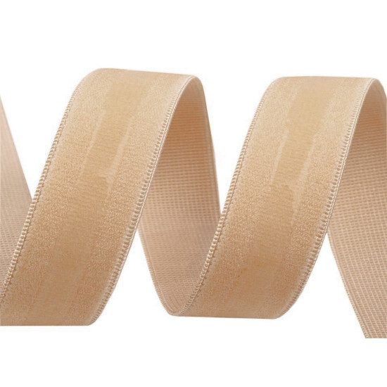 Elastic cu bandă siliconică, lățime 20 mm - Roz neon (20 Metri) Elastic cu bandă siliconică, lățime 20 mm - Roz neon (20 Metri)