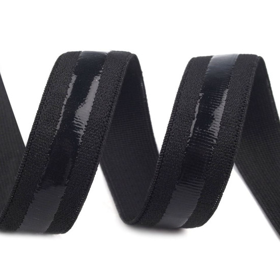 Elastic cu bandă siliconică, lățime 20 mm - Roz neon (20 Metri) Elastic cu bandă siliconică, lățime 20 mm - Roz neon (20 Metri)