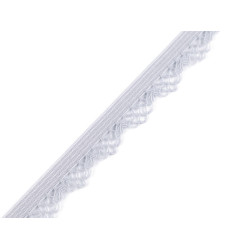 Elastic decorativ, lățime 12 mm - Gri deschis (20 Metri)