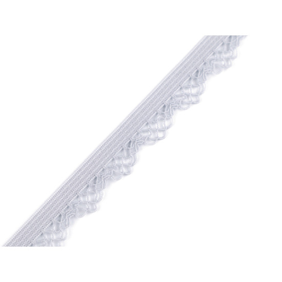 Elastic decorativ, lățime 12 mm - Gri deschis (60 Metri) Elastic decorativ, lățime 12 mm - Gri deschis (60 Metri)