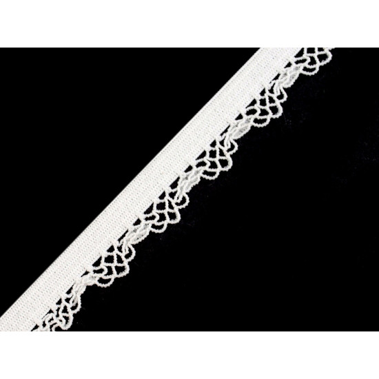 Elastic decorativ, lățime 12 mm - Gri deschis (60 Metri) Elastic decorativ, lățime 12 mm - Gri deschis (60 Metri)