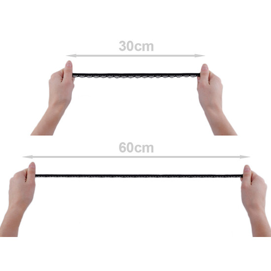 Elastic decorativ, lățime 12 mm - Gri deschis (60 Metri) Elastic decorativ, lățime 12 mm - Gri deschis (60 Metri)