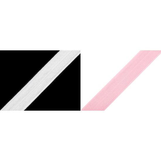 Elastic bias, lățime 20 mm - Negru (90 Metri) Elastic bias, lățime 20 mm - Negru (90 Metri)